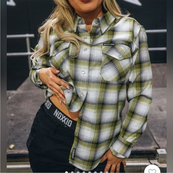 Dixxon Sublime 40Oz To Freedom Pearl Snap Multicolor Plaid Button Closure Shirt - Picture 2 of 14